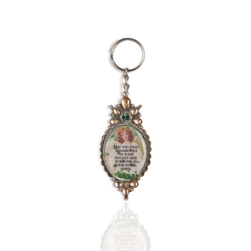Finding Shamrocks Keychain