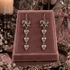 Love Love Love Earrings - Silver