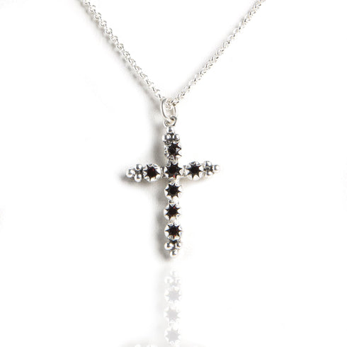 Maddie Rosary Necklace - Silver - VSA Designs