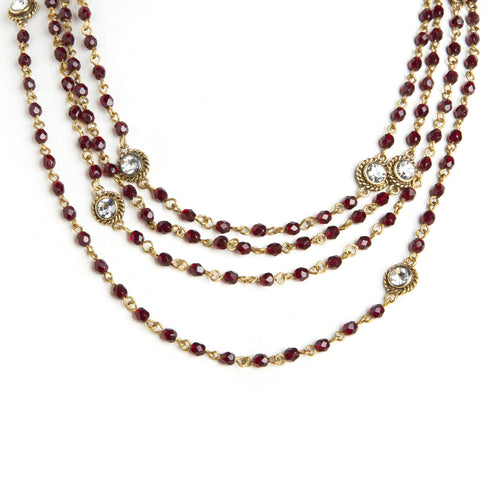 Magdalena - 4mm Crystal Garnet