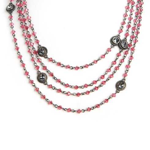 Magdalena - 4mm Bicone - Shades of Pink