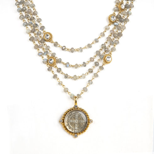 Magdalena - 6mm Lux Labradorite All Medallions