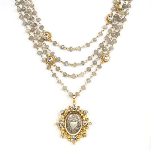 Magdalena - 6mm Lux Labradorite All Medallions