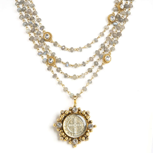 Magdalena - 6mm Lux Labradorite All Medallions