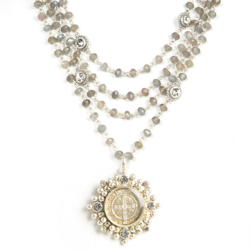 Magdalena - 6mm Lux Labradorite All Medallions