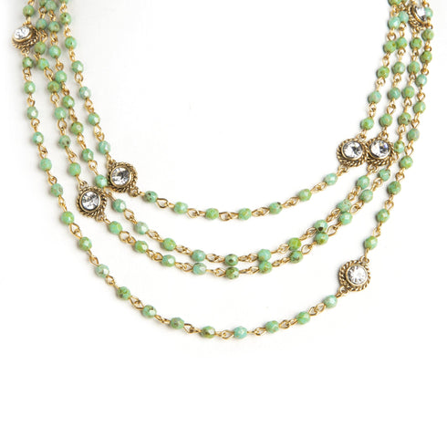 Magdalena - 2-4mm Crystal - Shades of Green