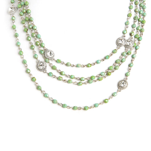 Magdalena - 2-4mm Crystal - Shades of Green