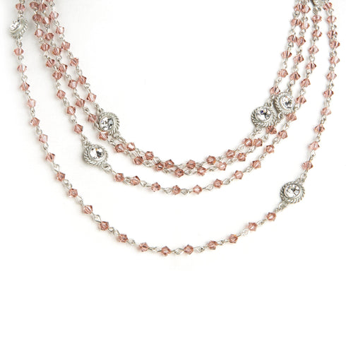 Magdalena - 4mm Bicone - Shades of Pink