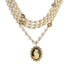 Magdalena - Pearl Cream with Cats! - Gold
