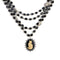 Magdalena Crystal Jet with Cats! - Silver
