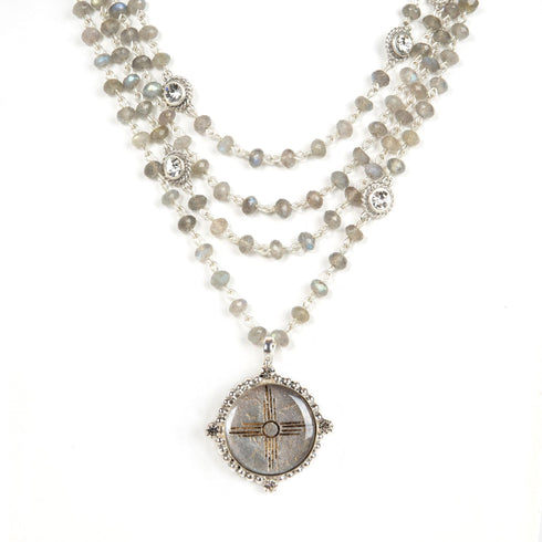 Magdalena - 6mm Lux Labradorite All Medallions