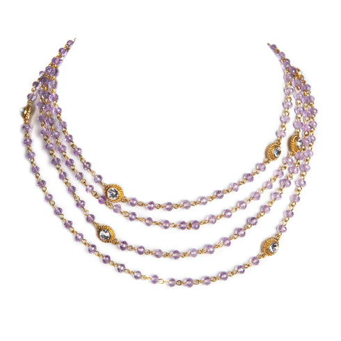 Magdalena - 6mm Semi-Precious Amethyst Beads