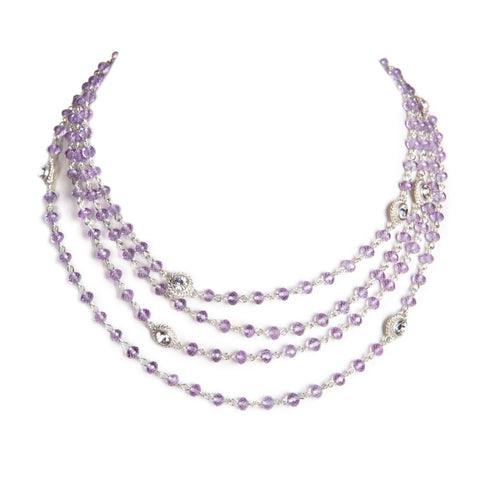 Magdalena - 6mm Semi-Precious Amethyst Beads