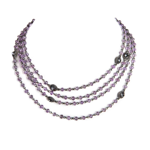 Magdalena - 6mm Semi-Precious Amethyst Beads