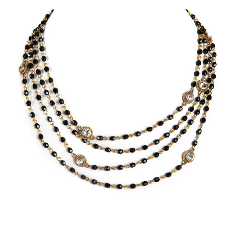 Magdalena - 4mm Crystal Jet Black (Beads Only)