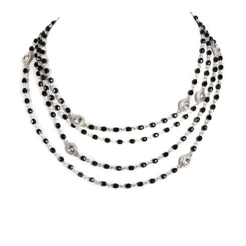 Magdalena - 4mm Crystal Jet Black (Beads Only)