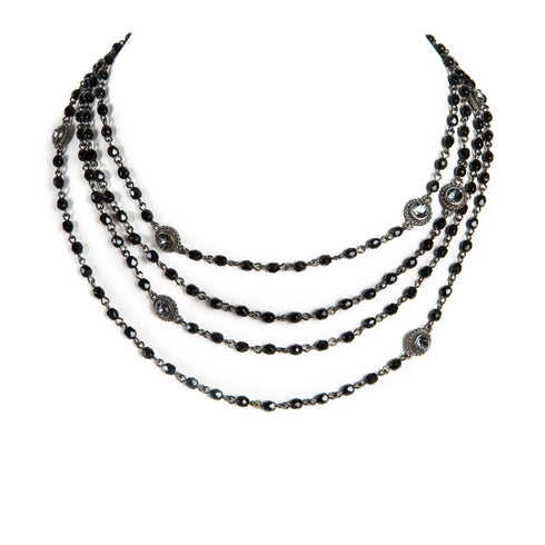 Magdalena - 4mm Crystal Jet Black (Beads Only)