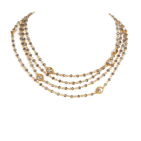 Magdalena - 2-4mm Crystal - Shades of Black to Brights