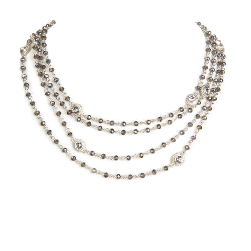 Magdalena - 2-4mm Crystal - Shades of Black to Brights