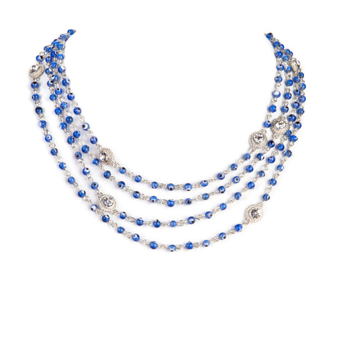 Magdalena - 2-4mm Crystal - Blue to Grey