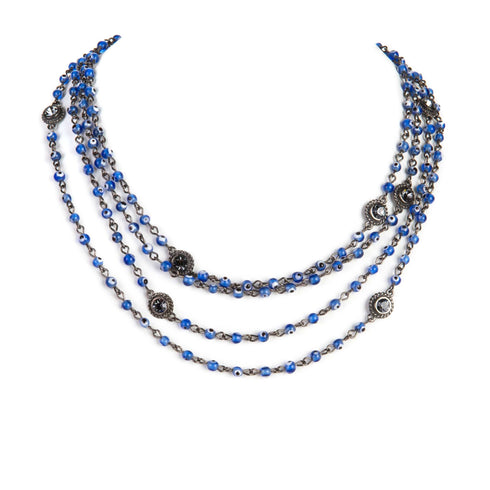 Magdalena - 2-4mm Crystal - Blue to Grey