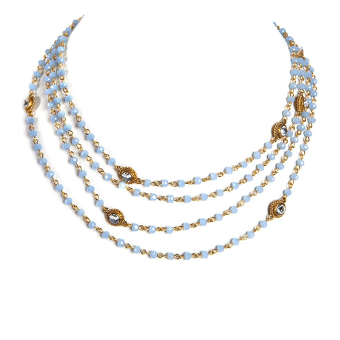 Magdalena - 2-4mm Crystal - Blue to Grey