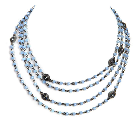 Magdalena - 2-4mm Crystal - Blue to Grey