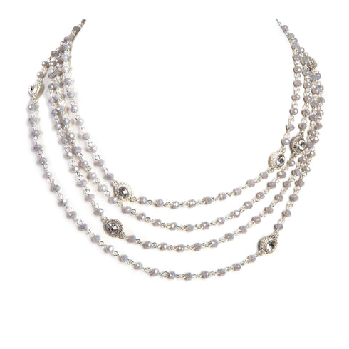 Magdalena - 2-4mm Crystal - Blue to Grey