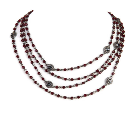 Magdalena - 2-4mm Crystal - Shades of Black to Brights