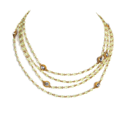 Magdalena - 2-4mm Crystal - Shades of Green