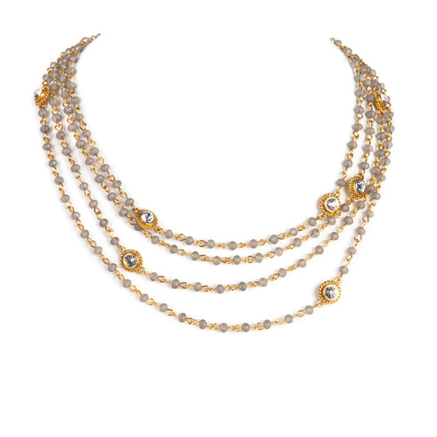 Magdalena - 2-4mm Crystal - Shades of Black to Brights