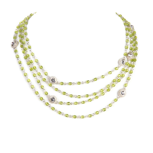 Magdalena - 2-4mm Crystal - Shades of Green