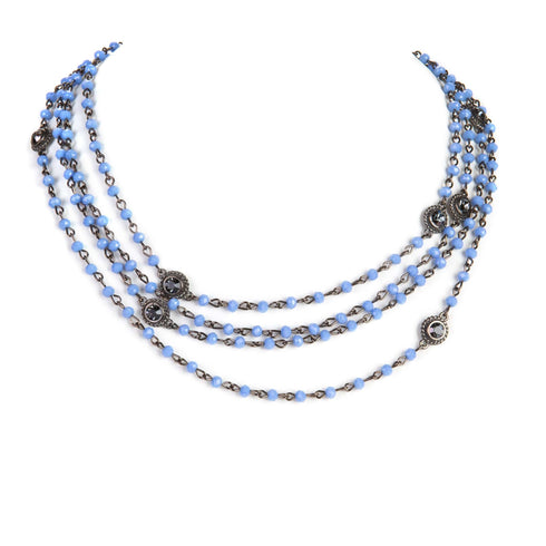 Magdalena - 2-4mm Crystal - Blue to Grey