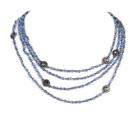 Magdalena - 2-4mm Crystal - Blue to Grey