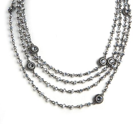 Magdalena - 2-4mm Crystal - Blue to Grey