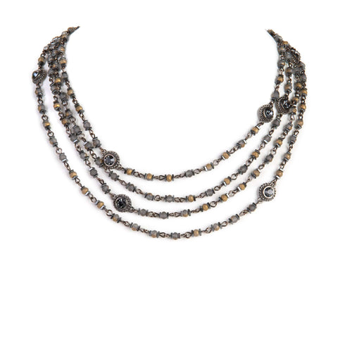 Magdalena - 2-4mm Crystal - Blue to Grey