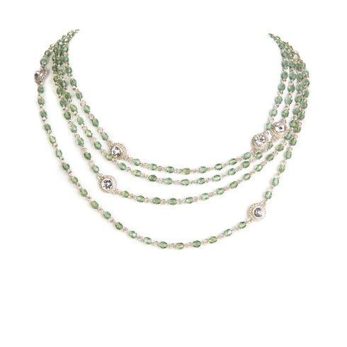 Magdalena - 2-4mm Crystal - Shades of Green