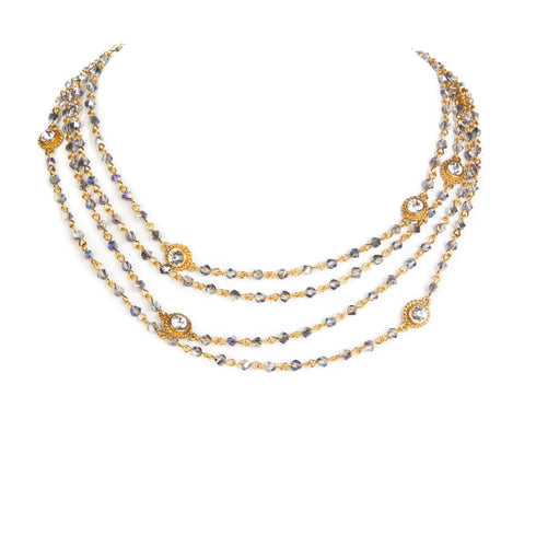 Magdalena - 2-4mm Crystal - Shades of Pink & Purple