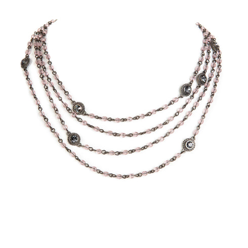 Magdalena - 2-4mm Crystal - Shades of Pink & Purple