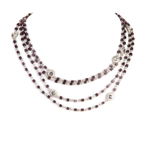 Magdalena - 4mm Lux - Shades of Pink & Purple