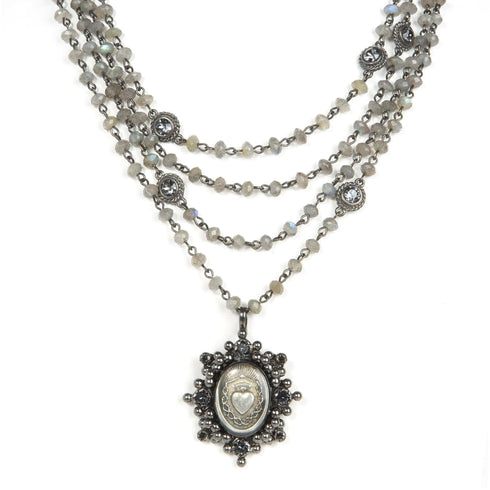 Magdalena - 6mm Lux Labradorite All Medallions