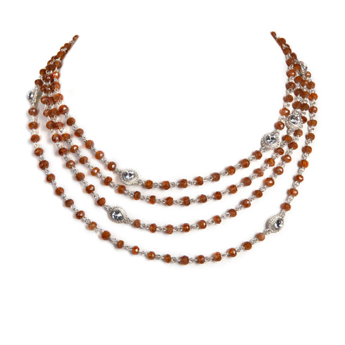 Magdalena - 6mm Semi-Precious Bati Hessonite All Medallions