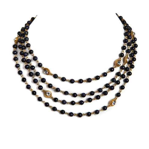 Magdalena - 6mm Semi-Precious Blue Goldstone