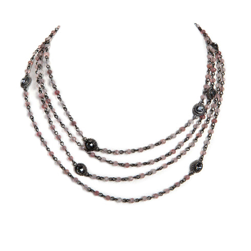 Magdalena - 4mm Semi-Precious Strawberry Quartz