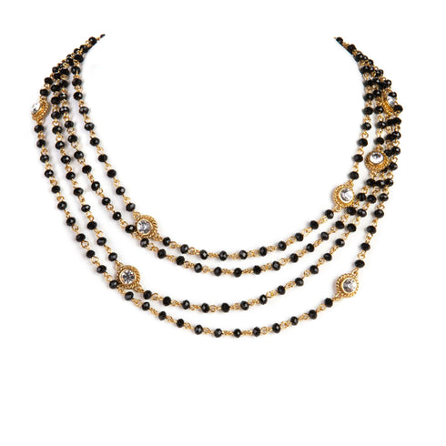 Magdalena - 4mm Rondelle Jet