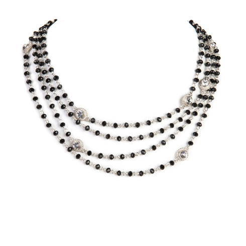 Magdalena - 4mm Rondelle Jet