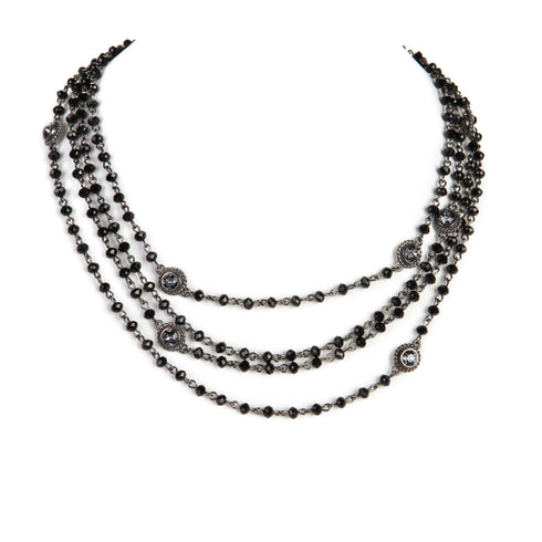 Magdalena - 4mm Rondelle Jet