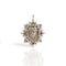 Oval Cloister Sacred Heart Medallion - Silver - VSA Designs
