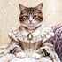 Cats! Cameo Medallion - Gold