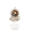 Tribal Crystal Medallion - Silver - VSA Designs